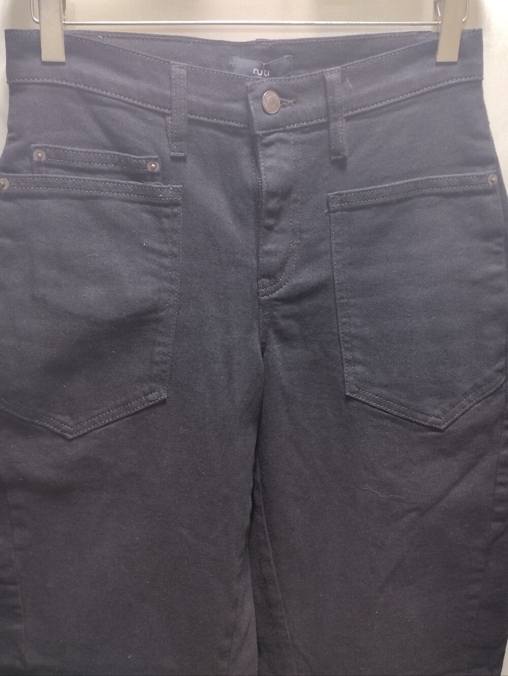 NWT Ruti Women's The Slouchy Jeans 2.0 Dusted Black Barrel Leg Sz 4 - Picture 3 of 12